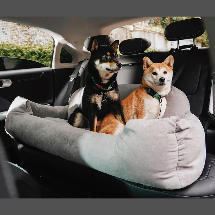 Pet Car Seat Bed for Dogs - Comfortable and Secure Travel for All