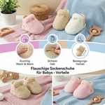 Babysocken mit samtigem Material – Flauschige Hausschuhe