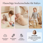 Babysocken mit samtigem Material – Flauschige Hausschuhe