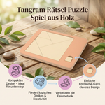 Holzpuzzle Spiel Tangram Rätsel