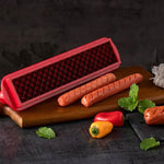 Wurstmeister | Der perfekte Hot Dog Schneider mit Rautenmuster