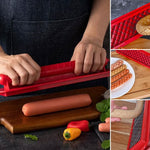Wurstmeister | Der perfekte Hot Dog Schneider mit Rautenmuster