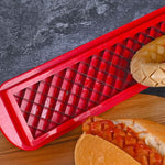 Wurstmeister | Der perfekte Hot Dog Schneider mit Rautenmuster