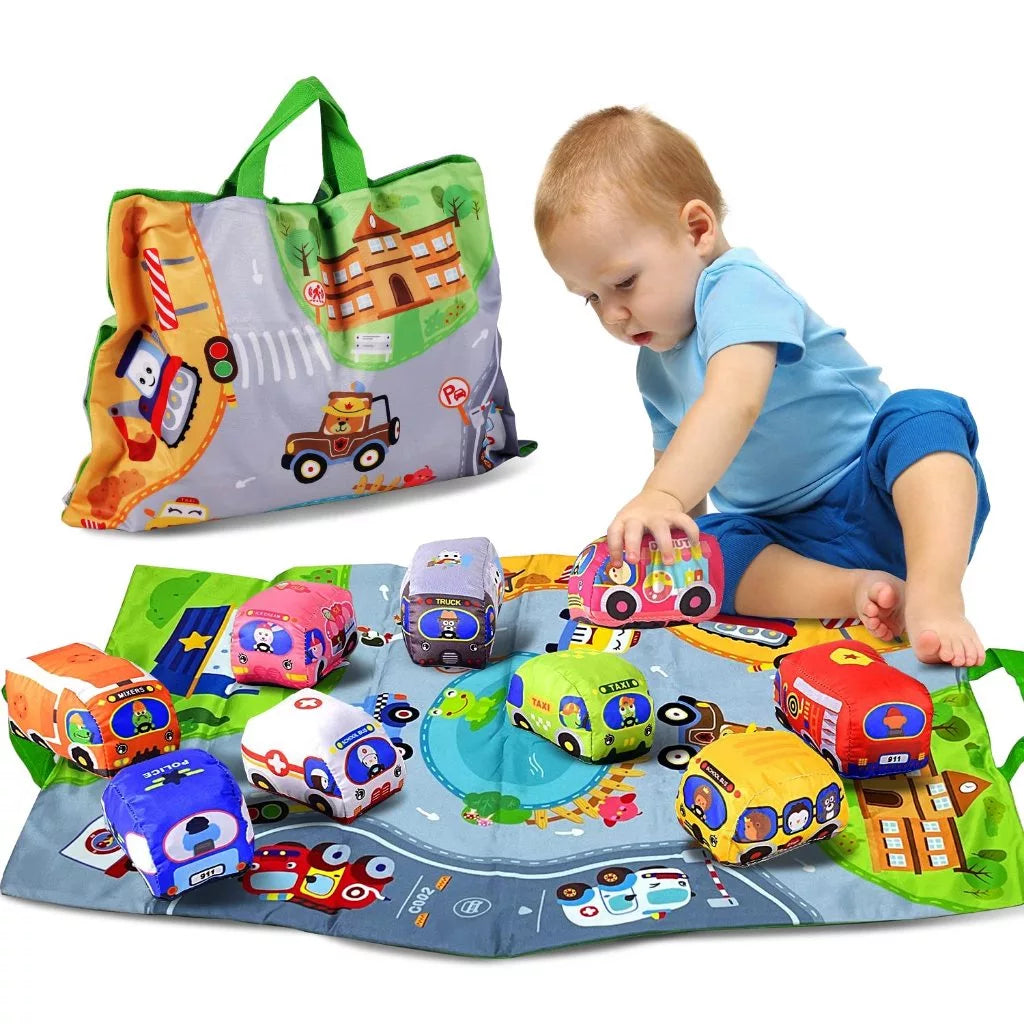 Sanfte Spielautos für Babys – Ideal für kleine Entdecker