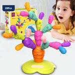 Kaktus Spielzeug mit Magnet – Montessori Lernspielzeug