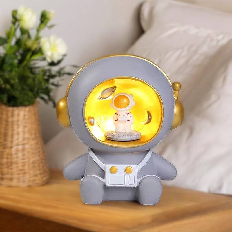 2-in-1 Astronauten-Spardose und Nachtlampe für Kinder