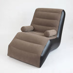 Inflatable S-Shaped Lounger for On-the-Go Relaxation