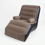 Inflatable S-Shaped Lounger for On-the-Go Relaxation