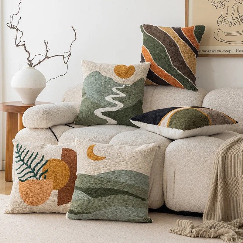 Geometric Cushion Cover for Modern Living Spaces