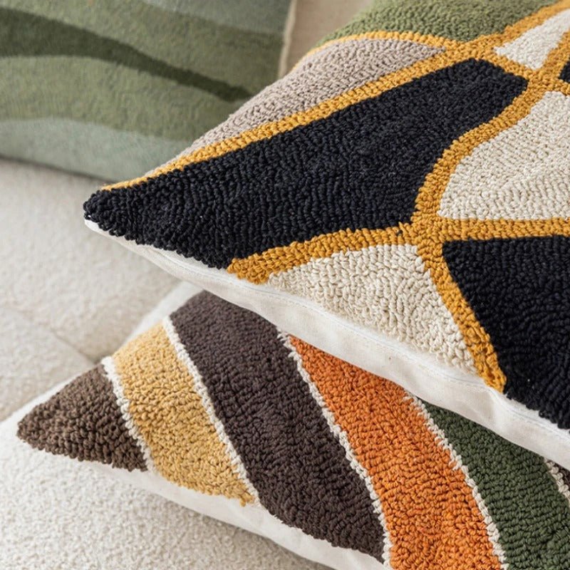 Geometric Cushion Cover for Modern Living Spaces