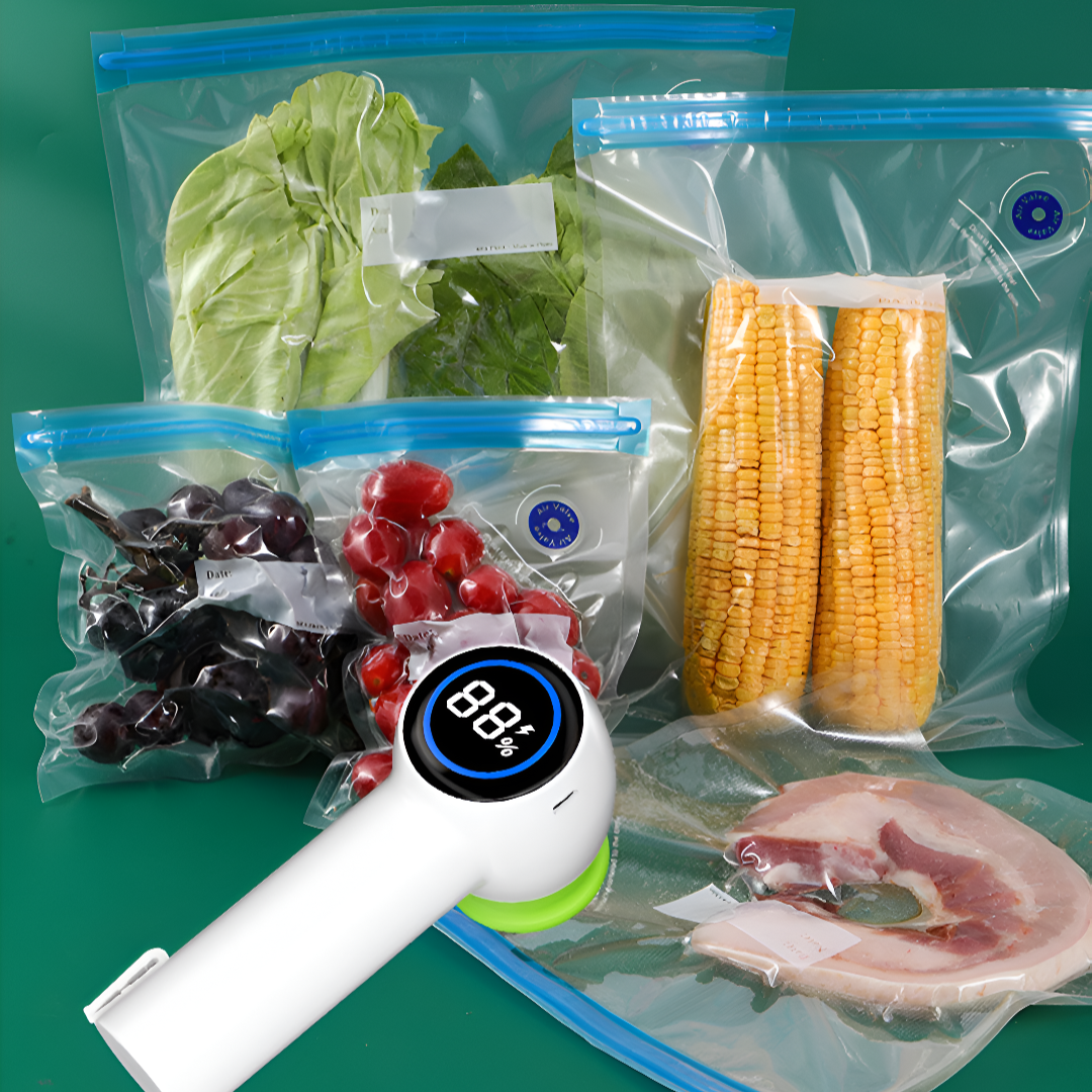 VersSeal Mini – Tragbare Vakuummaschine für Gläser und Vorräte mit USB
