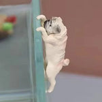 Mini Cartoon Hund Figur aus Harz – 1-3 Stück für Aquarium Deko