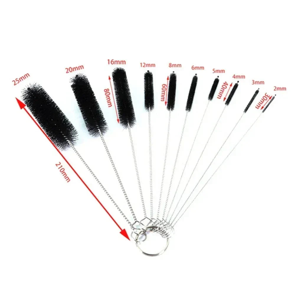 Aquarium Reinigungsbürste 90/155/200CM für Luftschläuche – Edelstahl, flexibel, doppelseitige Rohrbürste für Fischbehälter Zubehör