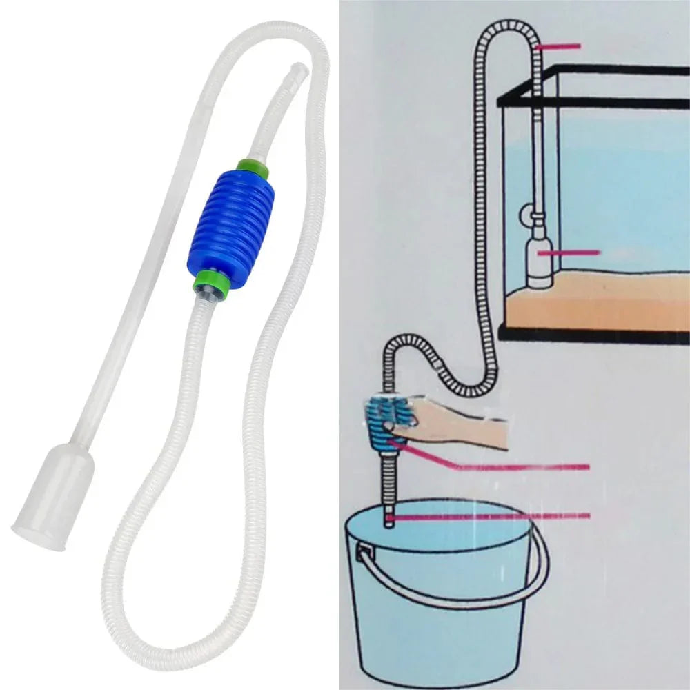 Aquarium Siphon für die Reinigung – Semi-automatische Wasserwechselpumpe