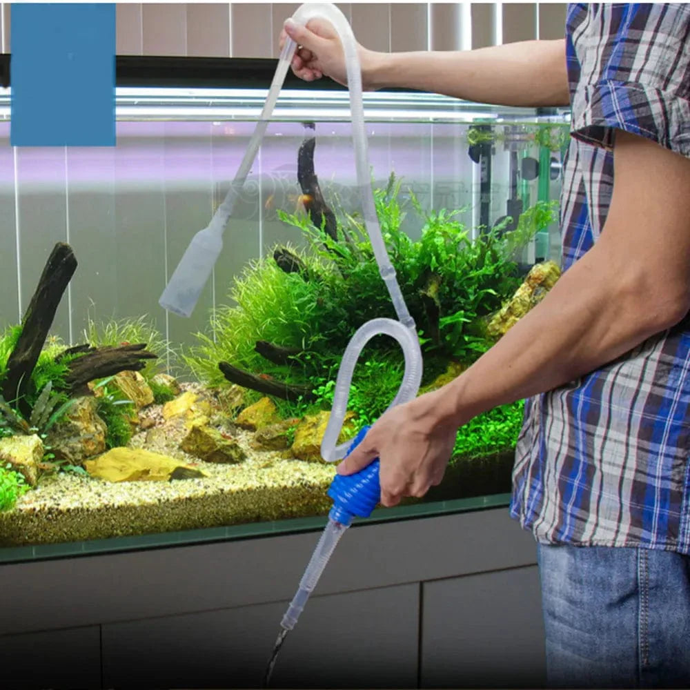 Aquarium Siphon für die Reinigung – Semi-automatische Wasserwechselpumpe