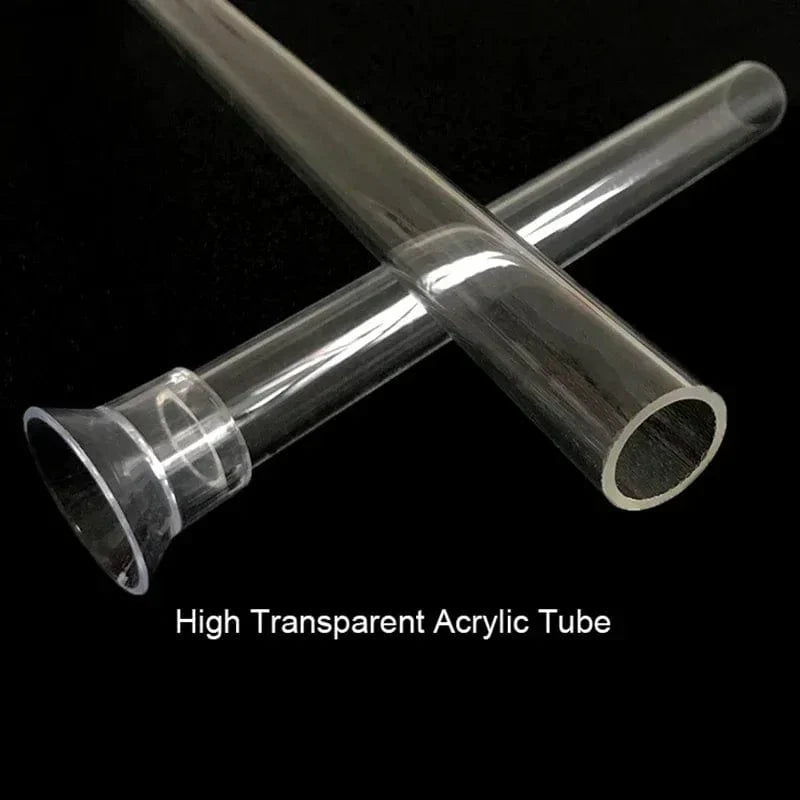 Transparent Futterröhre für Aquarien – Futterschale für Garnelen und Schnecken