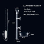 Transparente Futterstation für Aquarien – Ideal für Garnelen und kleine Fische