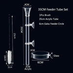 Transparente Futterstation für Aquarien – Ideal für Garnelen und kleine Fische