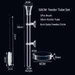 Transparente Futterstation für Aquarien – Ideal für Garnelen und kleine Fische