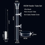 Transparente Futterstation für Aquarien – Ideal für Garnelen und kleine Fische