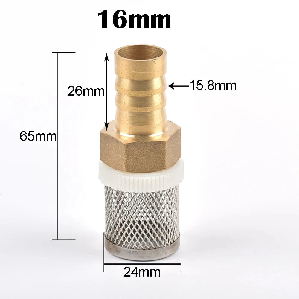 Edelstahl-Mesh-Filter 6-19mm - 1/2" Schlauch für Gartenbewässerung