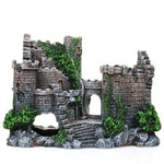 Kreative Fischteich Dekoration in Schlossform – Harz Landschaftsornament