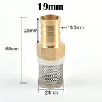 Edelstahl-Mesh-Filter 6-19mm - 1/2" Schlauch für Gartenbewässerung