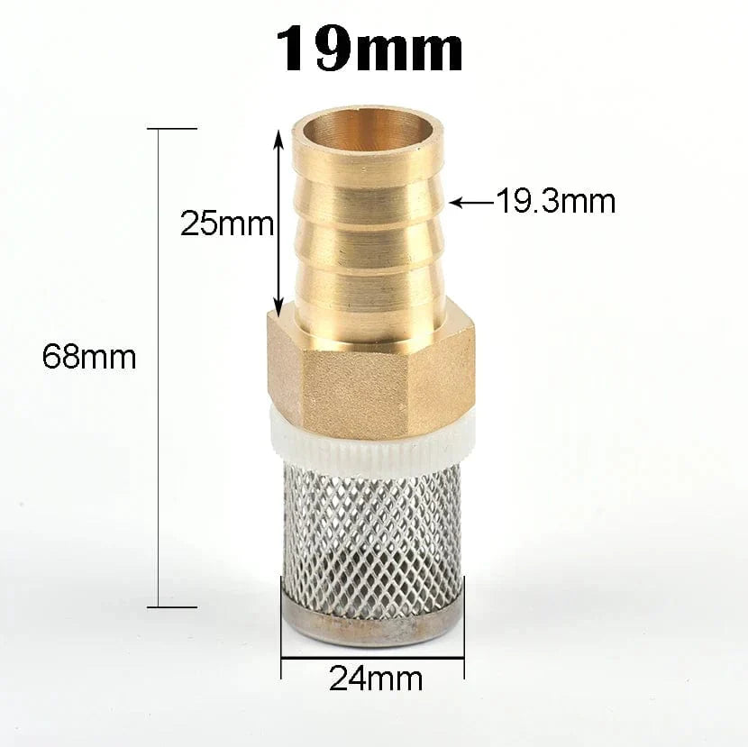 Edelstahl-Mesh-Filter 6-19mm - 1/2" Schlauch für Gartenbewässerung