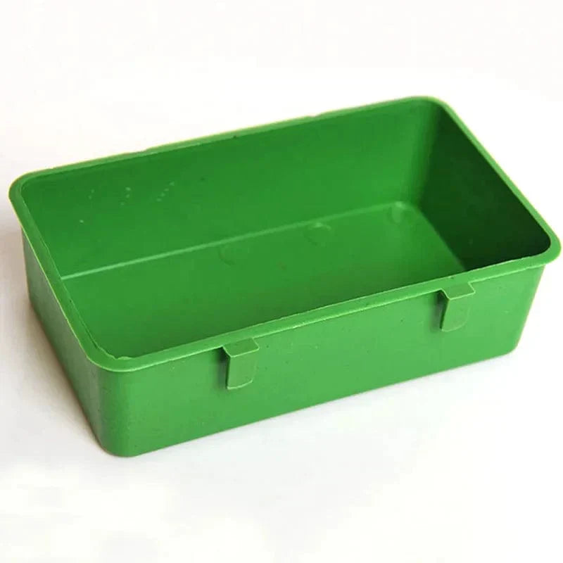 Praktische Vogelbadewanne für kleine Haustiere – Grün