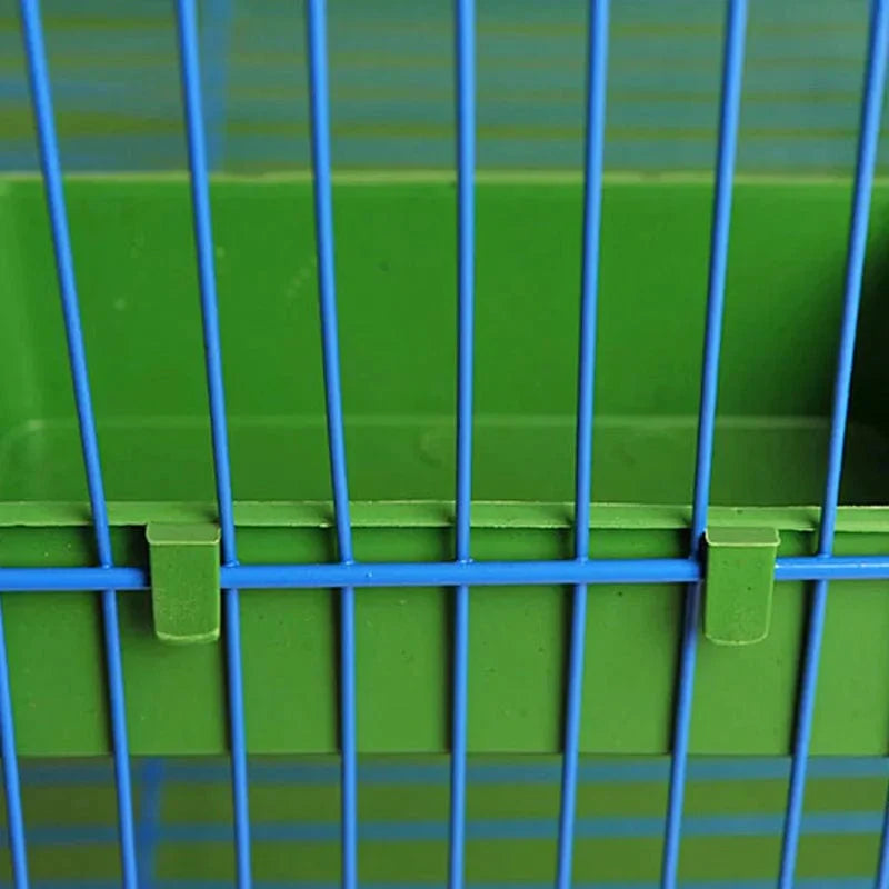 Praktische Vogelbadewanne für kleine Haustiere – Grün