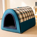 Faltbares Hundebett für kleine und mittelgroße Hunde – Winterwarm, Haustierbedarf