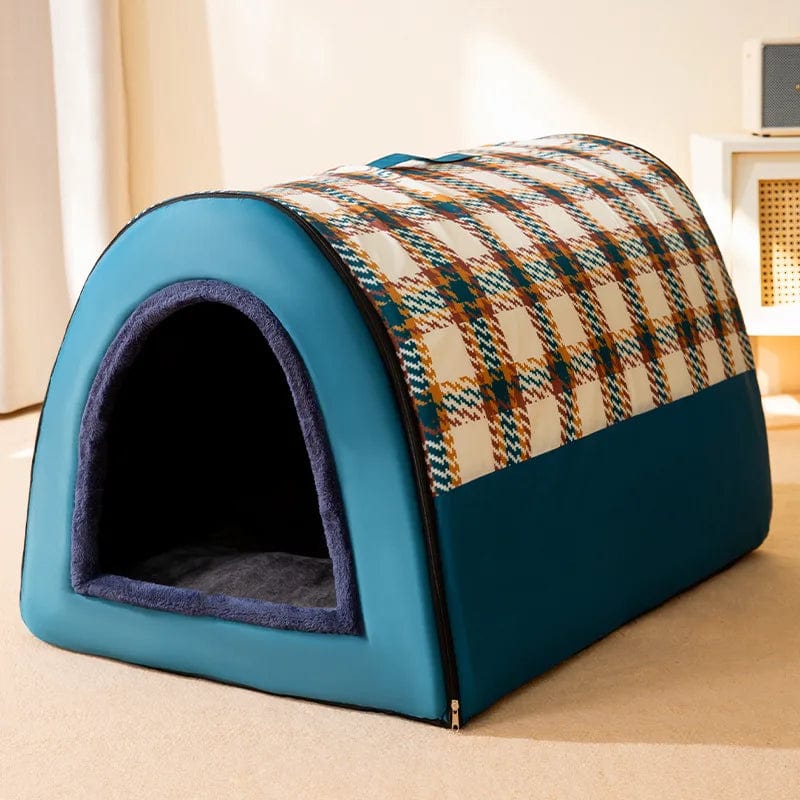 Faltbares Hundebett für kleine und mittelgroße Hunde – Winterwarm, Haustierbedarf