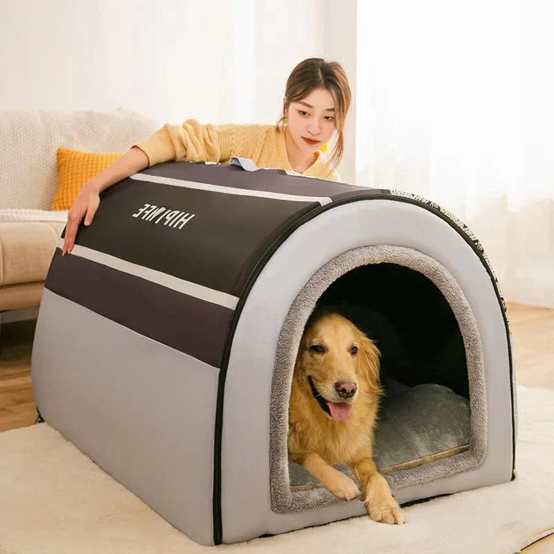Faltbares, kuscheliges Hundebett für Wintertage – ideal für kleine und mittelgroße Hunde