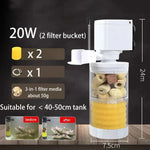 220V 5-in-1 Geräuschloser Filter für Aquarien und Teiche