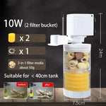 220V 5-in-1 Wasserpumpe mit Filter für Aquarium und Schildkröten – Zubehör
