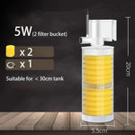 220V 5-in-1 Wasserpumpe mit Filter für Aquarium und Schildkröten – Zubehör