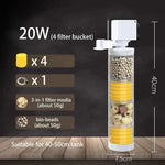 220V 5-in-1 Wasserpumpe mit Filter für Aquarium und Schildkröten – Zubehör