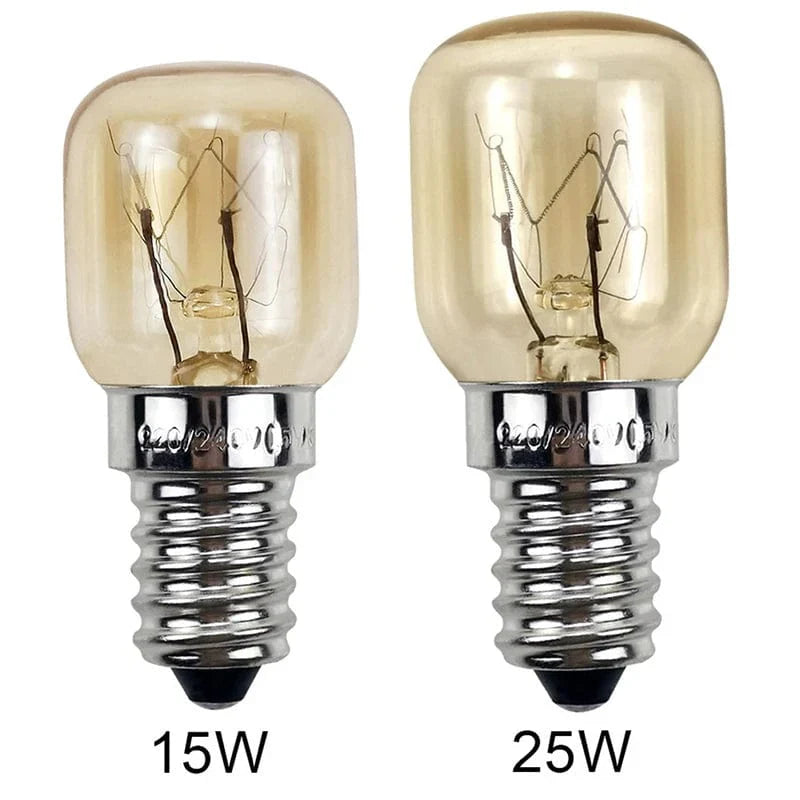 15W 25W E14 Hochtemperatur Glühbirne 220V 300 Grad Mikrowellenlampe