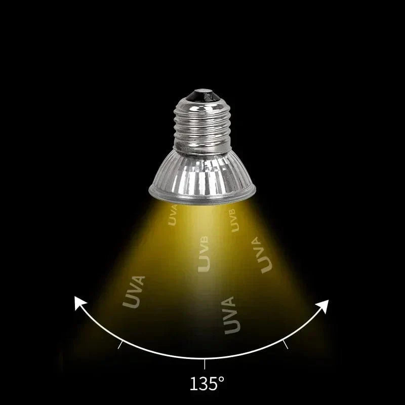 Reptilienlampe 25/50/75W UVA+UVB 3.0 120v-220v für Schildkröten und Echsen