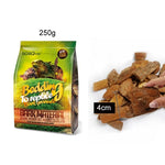 Bettungsmaterial aus Kiefernrinde für Reptilien – 250g/650g Granulate