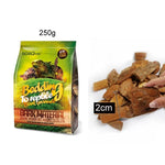Bettungsmaterial aus Kiefernrinde für Reptilien – 250g/650g Granulate