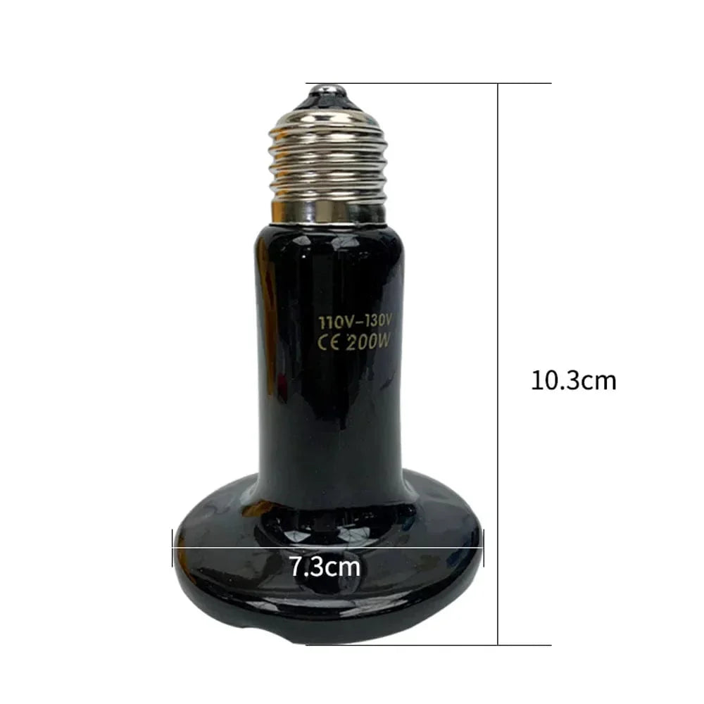 Keramische Wärmelampe für Haustiere – 25W bis 200W Infrarot 110V 220V