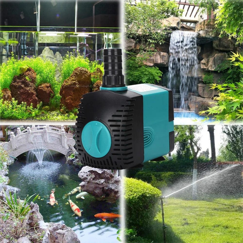 Unterwasserpumpe 3-60W für Teich und Aquarium – leise, 220V-240V/110V