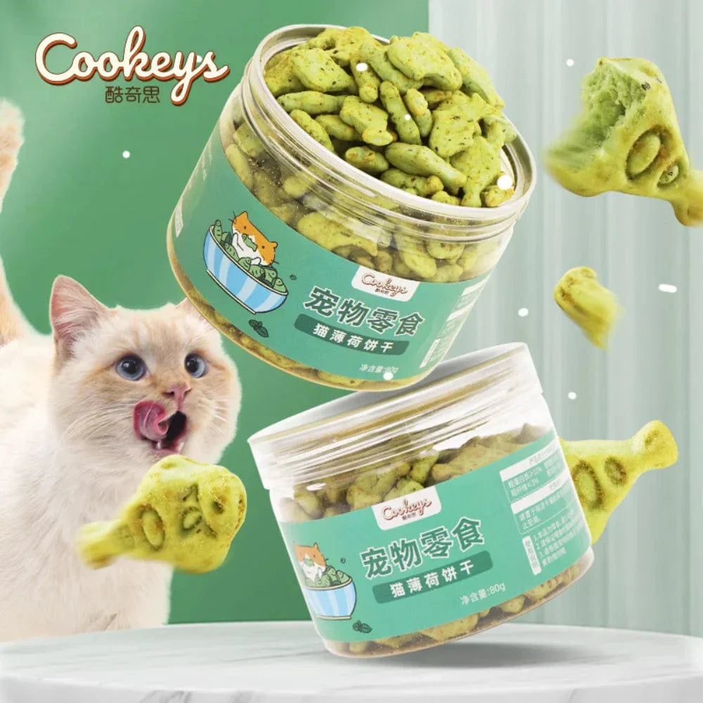 Katzenminze Keks - Snack für Katzen zur Zahnpflege und Belohnung