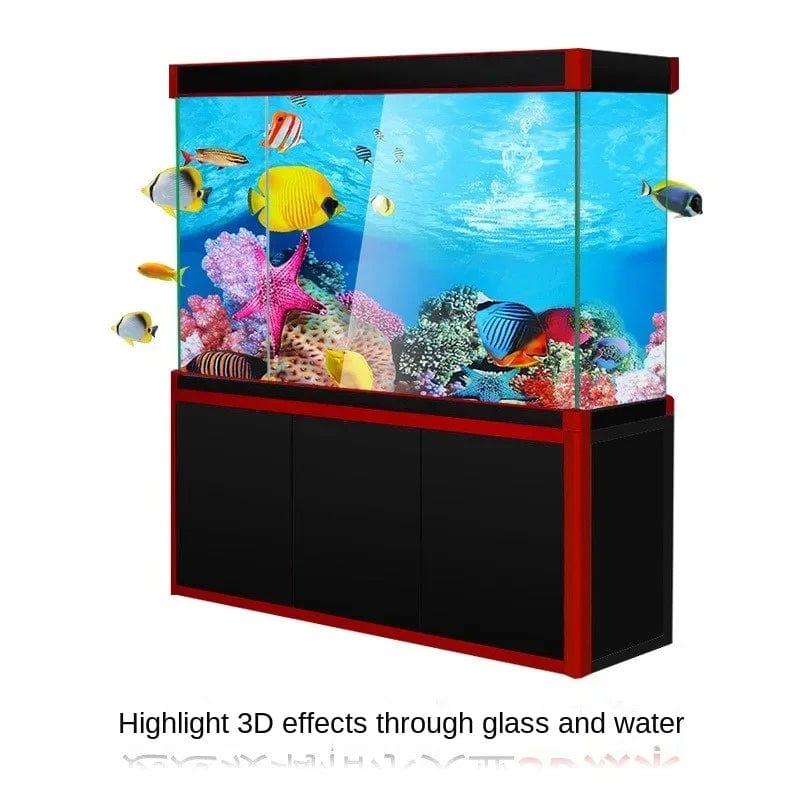 3D Meeresmotiv für Aquarien - Wandaufkleber und Poster Zubehör
