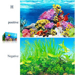 3D Meeresmotiv für Aquarien - Wandaufkleber und Poster Zubehör