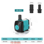 Unterwasserpumpe 3-60W für Teich und Aquarium – leise, 220V-240V/110V