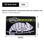 UVB Tester für Reptilien – 5-1 Stück UVA UVB Lampenprüfkarte