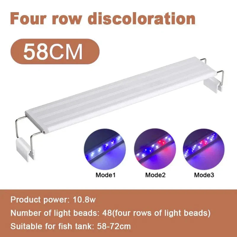LED-Beleuchtung für Aquarien – Effiziente Pflanzenwachstumsbeleuchtung 28-58 cm