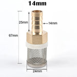 Edelstahl-Mesh-Filter 6-19mm - 1/2" Schlauch für Gartenbewässerung